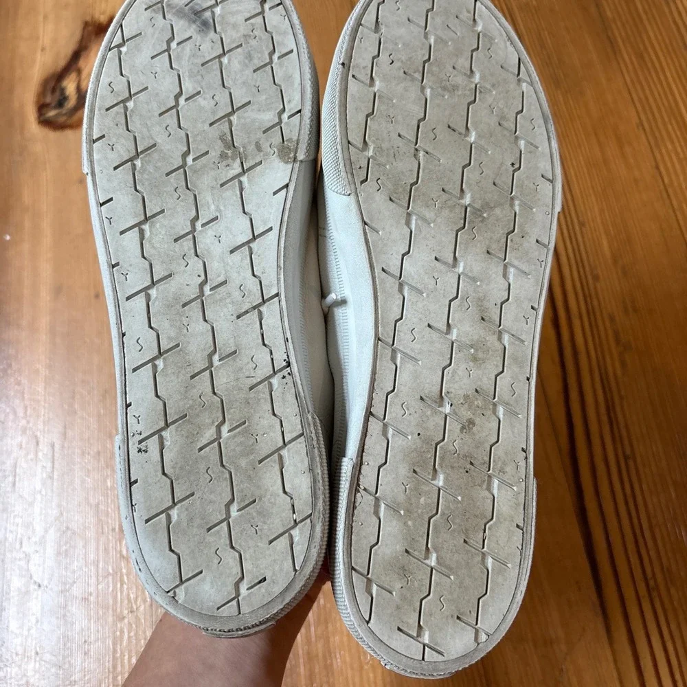 Frye Gia Low Lace‎ Sneakers Mens White Good Leather Low Top FR41118 SIZE 9.5M - Picture 4 of 6